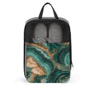 Sac à chaussures de luxe en marbre pour voyage, usage quotidien, sac de rangement anti-poussière pour chaussures de golf