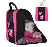 Sac à chaussures de patinage - Organiseur de rangement pour patins à roulettes, sac de sport multifonction avec compartiments pour chaussures, vêtements et bouteilles d'eau pour débutants, station de