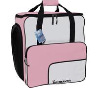 Sac à chaussures de ski Brubaker Super Function avec fonction sac à dos Rose/Blanc