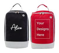 Sac à chaussures de sport personnalisé avec impression de texte et d'image, résistant à l'eau, 32 x 10 x 20 cm, pour l'école, le football, le rugby, la danse, la natation, le golf