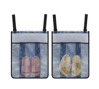 Sac à Chaussures de Trampoline,Lot De 2 Grand Format Mural | Organisateur de Chaussures Accessoire Trampoline - Idéal pour Jouets Piscine Sport Camping Parc Jardin