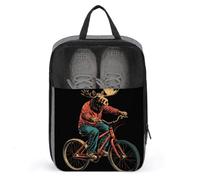 Sac à chaussures de vélo en forme d'équitation pour voyage, usage quotidien, sac de rangement anti-poussière pour chaussures de golf