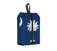 Sac à chaussures de voyage avec drapeau de la Caroline du Sud - Étanche - Organisateur de chaussures pour valise - 3 en 1 - Pochette de rangement pour les entraîneurs de gym