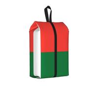 Sac à chaussures de voyage avec drapeau de Madagascar - Étanche - Organisateur de chaussures pour valise - 3 en 1 - Pochette de rangement pour les entraîneurs de gym