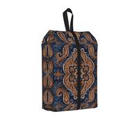 Sac à chaussures de voyage avec motif cachemire - Étanche - 3 en 1 - Pochette de rangement pour baskets de sport