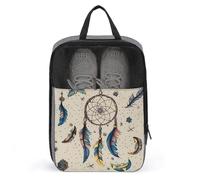 Sac à chaussures de voyage étanche avec fermeture éclair et poignée Motif attrape-rêves et lune, Style :, Taille unique, Sacs à chaussures pour le voyage