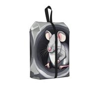 Sac à chaussures de voyage étanche avec souris dans le trou, sac de rangement 3 en 1 pour chaussures de sport