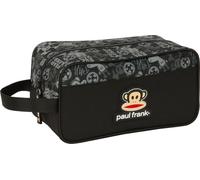 Safta Paul Frank Join The Fun - Sac à Chaussures Moyen, Multifonction, Sport, extrascolaire, Football, Confortable et Polyvalent, 29 x 14 x 15 cm, Noir, Noir, Estándar, Décontracté