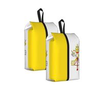 Sac à chaussures de voyage résistant à l'eau avec poignée pour valise, baskets, bottes, gym, 2 pièces., One Size, Classique