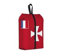 Sac à chaussures de voyage résistant à l'eau avec poignée pour valise, baskets, bottes, gym, drapeau des îles Wallis et Futuna, 1 pièce., One Size, Classique