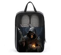 Sac à chaussures de voyage, sac à chaussures imprimé faucheur, sacs à chaussures d'extérieur zippés, sac fourre-tout à chaussures pour homme et femme, style, taille unique, moderne, Style :, Taille