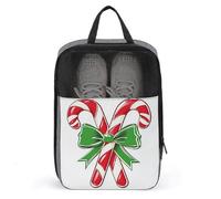 Sac à chaussures en forme de canne à sucre croisée pour voyage, usage quotidien, sac de rangement anti-poussière pour chaussures de golf