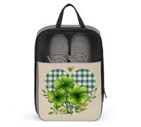 Sac à chaussures en forme de cœur pour la Saint-Patrick - Pour voyage, usage quotidien - Anti-poussière - Pour chaussures de golf
