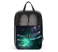 Sac à chaussures en forme de libellule avec fermeture éclair et poignée, style galaxie, taille unique, sac à chaussures pour voyage, Style :, Taille unique, Sacs à chaussures pour le voyage