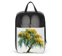 Sac à chaussures en saule aquarelle pour voyage, usage quotidien, sac de rangement anti-poussière pour chaussures de golf