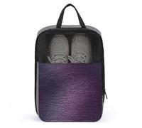 Sac à chaussures métallique violet foncé pour voyage, usage quotidien, sac de rangement anti-poussière pour chaussures de golf