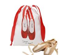 Sac À Chaussures - Pochette Légère En Satin À Cordon | Organisateur De Chaussures De Danse, Accessoires De Ballet Anti-poussière, Rangement Dans Les Coulisses De La Salle De Sport De Voyage, Protectio