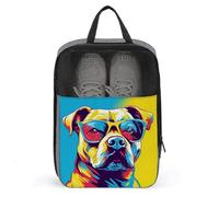 Sac à chaussures pour chien portant des lunettes de soleil pour voyage, usage quotidien, sac de rangement anti-poussière pour chaussures de golf