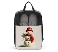 Sac à chaussures rétro de Noël pour voyage, usage quotidien, sac de rangement anti-poussière pour chaussures de golf