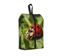 Sac à chaussures rouge Ladybug Art pour voyage - Organisateur de chaussures étanche pour valise, sac de rangement 3 en 1 pour baskets de gym