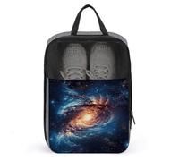 Sac à chaussures, sac à chaussures imprimé galaxie Voie lactée Univers, sac à chaussures suspendu, sac de rangement pour serviette de bain, gris, taille unique, élégant, gris, Taille unique, Élégant
