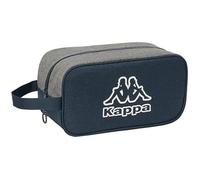 Safta Kappa Dark Navy - Sac à Chaussures Moyen, Multifonction, Sport, extrascolaire, Football, Confortable et Polyvalent, 29 x 14 x 15 cm, Couleur Gris/Bleu Marine, Gris/Bleu Marine chiné, Estándar,