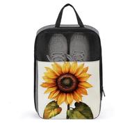 Sac à chaussures simple tournesol pour voyage, usage quotidien, sac de rangement anti-poussière pour chaussures de golf