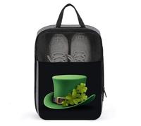Sac à chaussures vert pour la Saint-Patrick pour voyage, usage quotidien, sac de rangement anti-poussière pour chaussures de golf
