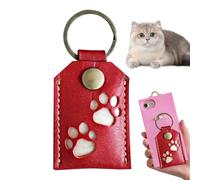 Sac à cheveux commémoratif | Animaux en cuir souvenir | Chiens de porte de pendentif-souvenirs chats, précieux stockage, mémoire d'animaux perdus, cadeau personnalisé,