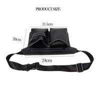 Sac à ciseaux de coiffure, boîte à outils de barbier, sac de coiffure multifonctionnel pour styliste (Vert)