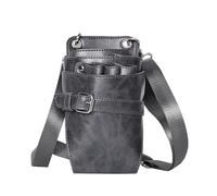 Sac à Ciseaux de Coiffure en Cuir pour salon de coiffure, barbier | outils de coiffure, peigne avec bandoulière réglable Cadeau pour le jour de Noël et le Nouvel An