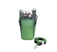 Sac à Ciseaux de Coiffure,TPU Dégradé Mode Coiffeur Kit Cheveux Ceinture Bandoulière Barbier Fanny Pack Tondeuse Étui Outil Découpage