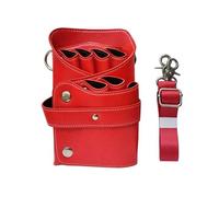 Sac à Ciseaux Sac banane for cheveux, trousse à outils de coiffure, sac rangement for ciseaux Sac à Ciseaux Professionnel(rouge)