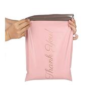 Sac À Colis Sac d'emballage Express PE 50 pièces, enveloppe rose, sacs de livraison, pochette d'expédition logistique étanche(38x52cm)
