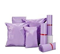 Sac À Colis Sacs de courrier violets, 50 pièces, emballage d'emballage, enveloppe auto-adhésive en plastique, pochette postale(20x35cm 50pcs)