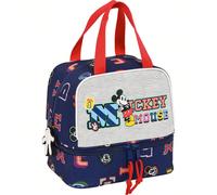 Sac à collation "Only One" de Mickey Mouse - Sac à collation sous licence officielle - Conception compacte - Idéal pour maintenir la fraîcheur - Matériau résistant - Fermeture à glissière sécurisée Dé