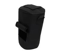 Sac à compost créatif en feutre noir - Seau de rangement pour feuilles mortes pour faciliter l'élimination et le transport des déchets de jardin - Durable avec double poignées - Solution de jardin