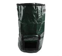 Sac à compost portable fabriqué en polyéthylène avec accès facile sur le dessus pour les restes de cuisine Noir 45 x 80 cm (vert 35 x 60 cm)