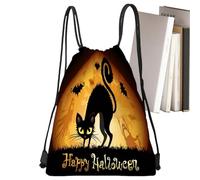 Sac à Cordon Halloween | Sacs à Bonbons | Sac À Dos 33X43 Cm Léger Imperméable Pour Sport Plage Yoga