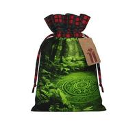 Sac à cordon mystère Totem pour Noël, idéal pour les anniversaires, les fêtes et autres occasions spéciales. Convient également pour ranger des bonbons et autres objets.