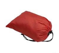 Sac à cordon résistant à l'eau pour ranger chaussures, vêtements, serviettes, articles de toilette pendant les voyages ou les excursions en plein air, design peu encombrant (rouge)