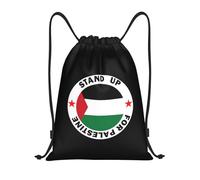 Sac À Cordon Serrage Palestine Libre Défendez La Palestine Sac De Gym À Cordon Léger Pratique Sac À Dos Haute Qualité Résistant Sac De Sport pour École, Les Voyages, Le Jardin d'enfants, 36X42Cm