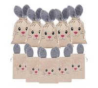 Sac à Cordons Lapin de Pâques,Pochette Cadeau Lapin Pièces Pour Goûters,Sac À Cadeaux Pour Les Fêtes - Pour Filles Salle De te De Printemps Garniture De Panier Mariage Boutiques Chocolat Et