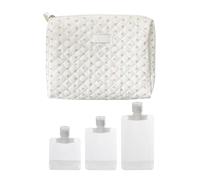 Sac À Cosmétiques 1 Pièce, Sac Scellé 3 Pièces, Sac À Cosmétiques en Coton, Rangement De Voyage Portable, Sac pour Femme De Grande Capacité, Sac sous Vide Jetable.
