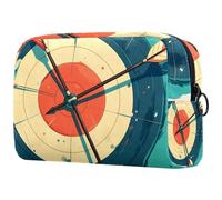Sac À Cosmétiques Bogenschießen Target Board Trousse De Toilette De Voyage Trousse De Maquillage pour Femmes