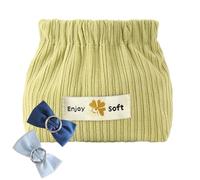 Sac à cosmétiques en Velours côtelé, étui à cosmétiques en Velours côtelé - Étui Souple pour Maquillage dans Un Petit - Étui organisationnel pour Maquillage, Sacs de Rangement, Vert, riferimento