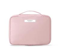Sac à cosmétiques Ladies Portable High Appearance Index Cosmetic Bag Large-Capacity Travel Washing Bag Three-Dimensional Makeup Storage Bag(Color:Pink Large)