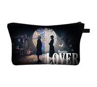 Sac à Cosmétiques Mercredi Addams, Cadeau pour Fans du Film, Merchandising pour Femmes et Filles, Noir