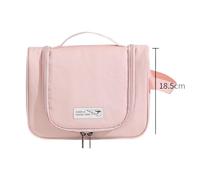Sac à Cosmétiques Portable Women Hanging Toiletry Bag Travel Outdoor Camping Men Makeup Bags Beautician Pouch Bathroom Electronic Gadgets Supplies pour Femme(Pink)