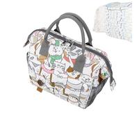 Sac à couches, imperméable avec multi-compartiments et porte-biberon, sac fourre-tout multifonction pour, pour usage quotidien, voyage, allaitement, maison maternelle, riferimento